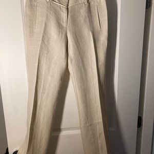 Loft Linen Marisa Trouser (Beige)